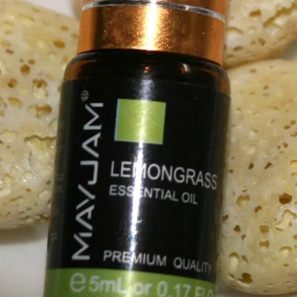 HAND CRAFTED 2 Lemongrass Aroma Stones Aromatherapy Essential Oil Diffuser Pair - Picture 5 of 14